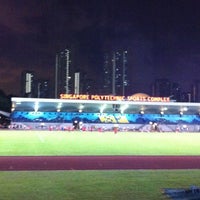 Photo taken at Singapore Poly Sports Complex by Max M. on 7/25/2013