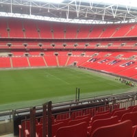 Photo taken at Wembley Stadium by Bernard S. on 5/15/2013