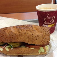 Photo taken at SUBWAY® by kasih d. on 4/5/2013