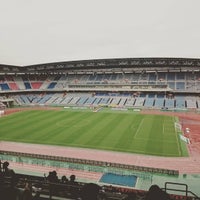 Photo taken at Nissan Stadium by Atsushi A. on 8/27/2016