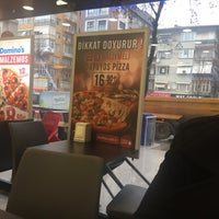 Photo taken at Domino&amp;#39;s Pizza by İrem T. on 12/23/2016