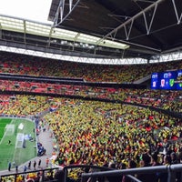 Photo taken at Wembley Stadium by Kerry . on 5/25/2015