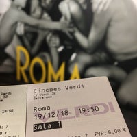 Photo taken at Cinemes Verdi by bernardo h. on 12/19/2018