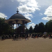 Photo taken at Clapham Common Bandstand by Simon W. on 8/4/2013