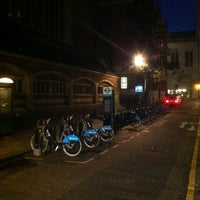 Photo taken at TfL Santander Cycle Hire by Alper T. on 11/23/2012