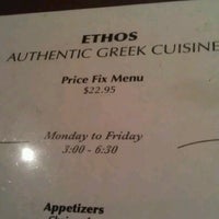 Foto scattata a Ethos Authentic Greek Cuisine da Funhiguy il 10/10/2012
