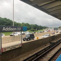 Photo taken at CTA - Addison (Blue) by Amanda D. on 6/27/2018