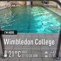 Photo taken at Wimbledon College by Sharon A. on 6/20/2013