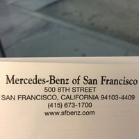 Photo taken at Mercedes-Benz of San Francisco by Kimberly W. on 1/28/2017