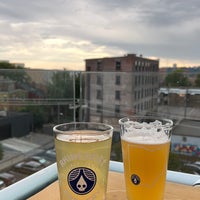 Photo taken at Rhinegeist Rooftop Bar by Tim S. on 8/13/2022