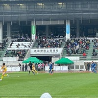 Photo taken at Musashino Municipal Athletic Stadium by kg11 on 4/4/2022