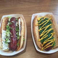 Photo taken at Greatest American Hot Dogs by Neville E. on 9/3/2015