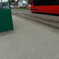 Photo taken at ŽST Vinohrady (tram, bus) by Adrika P. on 5/4/2016