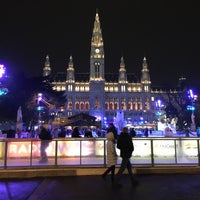 Photo taken at Rathausplatz by Eríz V. on 1/24/2017