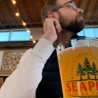 Photo taken at Seapine Brewing Company by Natasha R. on 10/9/2021