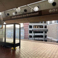 Photo taken at Rhode Island Ave-Brentwood Metro Station by Dante on 8/29/2022
