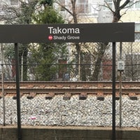 Photo taken at Takoma Metro Station by Dante on 2/1/2018