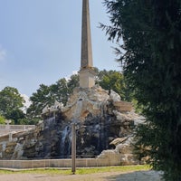 Photo taken at Obeliskenbrunnen by Marc Henry W. on 8/27/2019