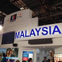 Photo taken at Malaysia Stand WTM by Mohd Yusin M. on 11/5/2013