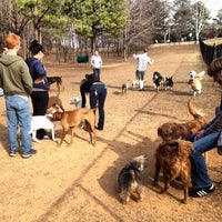 Photo taken at George Ward Dog Park by Kelsey S. on 2/9/2014