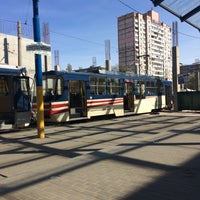 Photo taken at Станція швидкісного трамваю «Кільцева дорога» by Jenia M. on 4/17/2017