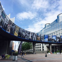 Photo taken at Konrad Adenauer Twin footbridge by Olivier V. on 6/9/2017