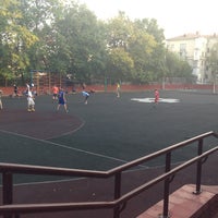 Photo taken at Баскетбольная площадка гимназии № 50 by Lera K. on 8/21/2013