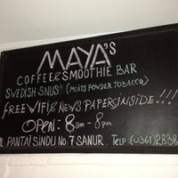 Photo taken at Maya&amp;#39;s Coffee &amp;amp; Smoothie Bar by Jorgelito on 4/26/2013