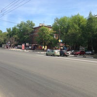 Photo taken at Остановка «Улица Сурикова» by Aleksey Z. on 5/18/2013