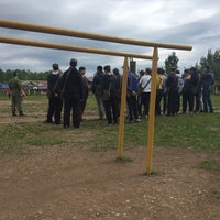 Photo taken at Стадион школы №131 by Katya R. on 5/19/2016