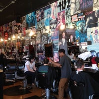 Photo taken at Floyd&amp;#39;s 99 Barbershop by Anthony G. on 4/21/2013