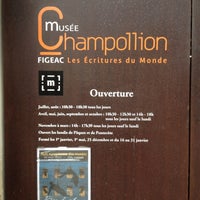 Photo prise au Musée Champollion par Jean Luc D. le5/5/2015