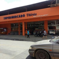 Photo taken at Supermercado Vitória by Alana on 4/4/2016