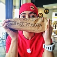 Photo taken at Which Wich? Superior Sandwiches by Stephen W. on 9/18/2013
