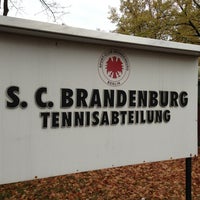 Photo taken at SC Brandenburg e.V. Tennisabteilung by Cem E. on 11/3/2013