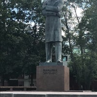 Photo taken at Памятник Фридриху Энгельсу by Лев Я. on 7/13/2018
