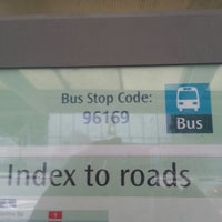 Photo taken at Bus Stop 96169 (Simei Stn) by kensi c. on 9/15/2012
