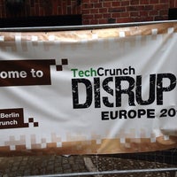 Photo taken at Techcrunch Disrupt Berlin by Miki D. on 10/28/2013