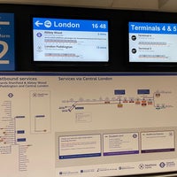 Photo taken at Heathrow Terminals 2 &amp;amp; 3 London Underground Station by Ahmet M. on 11/9/2022