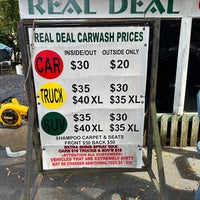 Photo taken at Real Deal Car Wash by TJ on 11/9/2023