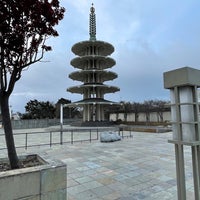 Photo taken at The Peace Pagoda by Adam S. on 3/9/2021