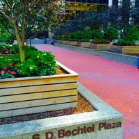 Photo taken at The S. D. Bechtel Plaza by Adam S. on 9/13/2015