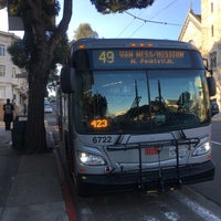 Photo taken at SF MUNI - 49 Van Ness-Mission by Adam S. on 12/20/2016