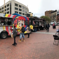 Photo taken at Off the Grid: UN Plaza by Adam S. on 4/5/2018