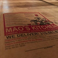 Photo taken at Mao&amp;#39;s Kitchen by Clement N. on 4/7/2018