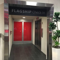 Photo taken at American Airlines Flagship Check-in by WorldTravelGuy on 4/22/2016