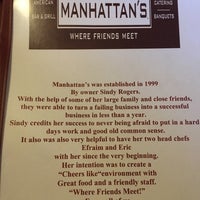 Photo taken at Manhattan&amp;#39;s American Bar &amp;amp; Grill by Drew P. on 8/1/2017