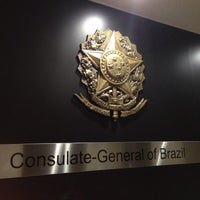 Photo taken at Consulate-General of the Federative Republic of Brazil by Ayazinha Y. on 9/25/2015