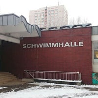 Photo taken at Schwimmhalle Sewanstraße by Max on 1/17/2016