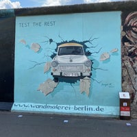 Photo taken at East Side Gallery by Engin K. on 7/31/2022